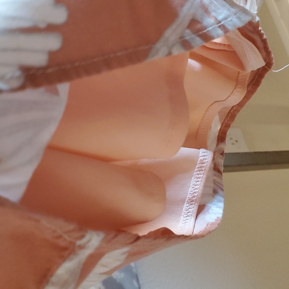 Reverse Blush Pink V Neck Long Sleeve Romper Women S - Picture 4 of 10